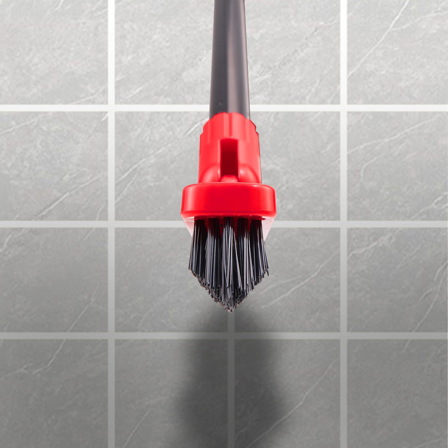 Mitclear V-shape Grout Scrubbing Brush with Long Handle(52IN)