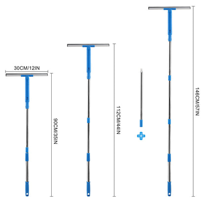 Mitclear Window Cleaner with Long Handle(57IN)